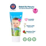 Brush-Baby 0-2 Yaş Bebek Diş Macunu - Papatya Özlü Rahatlatıcı Etki - Yumuşak Elma Nanesi Aromalı - 50 ml