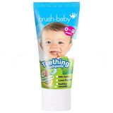 Brush-Baby Bebek Diş Macunu Papatya Özlü Rahatlatıcı Etki Yumuşak Elma Nanesi Aromalı 0-2 Yaş