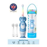 Brush-Baby Bebek ve Çocuk Diş Fırçası - Şarjlı - Çok Renkli Disko Işıklı - 0-10 Yaş - Fil