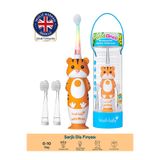 Brush-Baby Bebek ve Çocuk Diş Fırçası - Şarjlı - Çok Renkli Disko Işıklı - 0-10 Yaş - Kaplan