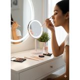 BRUSH Luxe Collection 6 Parça Profesyonel Makyaj Fırça Seti, Ultra Yumuşak Doğal Kıllı Sentetik, Allık, Far, Kapatıcı, Eyeliner ve Kaş Şekillendirici