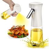 Brusoon Pişirme için Zeytinyağı Püskürtücü, 240ml Zeytinyağı Sprey Şişesi, Cam Zeytinyağı Püskürtücü Mister, Hava Fritözü için Yağ Püskürtücü, Barbekü, Salata, Pişirme, Izgara Mutfak Aletleri