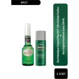 Brut Madalyon Original Plexi EDT 100 ml Erkek Parfüm Seti