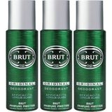 Brut Original 3x200 ml Erkek Sprey Deodorant