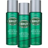 Brut Original Erkek Deodorant Lavanta ve Bergamot Notalarıyla 200 ml 3 Adet Set