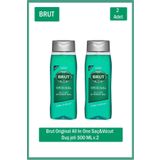 Brut Original Hair&body Shower Gel 500 ml x 2 Adet Duş Jeli