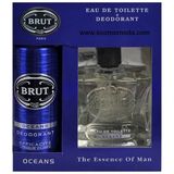 Brut Set EDT 100 +200 ml Oceans Sprey Deodorant