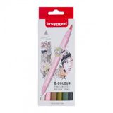 Bruynzeel 5789106 Tokyo Edition Fineliner Çift Taraflı Brushpen 6 Renk N:60325106 Kalem Seti