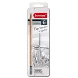 Bruynzeel 6'lı Set Expression Graphite Dereceli Kalem
