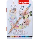 Bruynzeel Expression Colour 12 Renk Pastel Tonlar Kuru Boya Kalemi Seti Kaliteli ve Dayanıklı