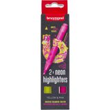 Bruynzeel Highlıghter Set Yellow/pınk - Floresan Kalem Seti Sarı/pembe - Renkli - Standart