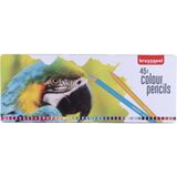 Bruynzeel Kuru Boya Kalem Seti 45 Renk Parrot- Metal Kutu