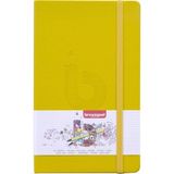 Bruynzeel Resim Çizim Defteri 13 x 21 cm - 140 Gr. 64 Ypr. Sarı Sert Kapak - Karışık-Çok Renkli - standart