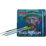 Bruynzeel Rijks Museum Aquarell Boya Kalemi Seti 24 Renk Metal Kutu Kaliteli Pigmentler