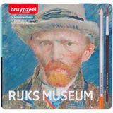 Bruynzeel Rijksmuseum The Vincent Van Gogh Set Aquarell Boya Kalemi Seti 24 Renk Metal Kutu