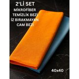Brz Clean 2’li Ekonomik Temizlik Seti – Cam ve Çok Amaçlı Mikrofiber Bez
