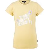 BRZ Collection Baskılı Kız Çocuk Kısa Kollu T-Shirt - 5 Yaş - Sarı