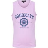 BRZ Collection Baskılı Kız Çocuk Sıfır Kol T-Shirt - Lila - 5 Yaş