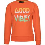 BRZ Collection Baskılı Kız Çocuk Sweatshirt - 12 - Turuncu