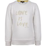 BRZ Collection Baskılı Kız Çocuk Sweatshirt - Ekru - 6 Yaş