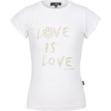 BRZ Collection Baskılı Kız Çocuk T-Shirt - Ekru - 6 Yaş