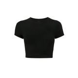 BRZ COLLECTION Kadın Baskısız Basic Crop T-shirt