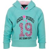 BRZ Collection Kız Çocuk Kapüşonlu Sweatshirt - Açık Yeşil - 2 Yaş