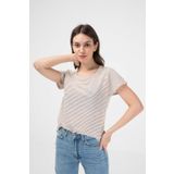 BRZ COLLECTION Lureksli Kadın Kısa Kollu T-shirt