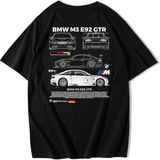 BRZ Collection Oversize Bmw M3 E92 Gtr T-Shirt - Siyah - XL