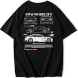 BRZ Collection Oversize Bmw M3 E92 Gtr T-Shirt - Siyah