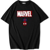 BRZ Collection Oversize Marvel Cute Spiderman T-Shirt - Siyah - XS