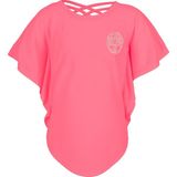BRZ Collection Sim Baskılı Neon Pembe Kız Çocuk Yarasa Kollu T-Shirt. - 3 Yaş