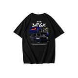 BRZ COLLECTION Unisex Oversize Bmw M5 Siyah T-shirt