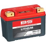Bs Battery 12V 3.0 Ah Motosiklet Aküsü (Lityum Ion-Lıfepo4) 36WH 210 A (En) (134*65*92) Bsli-03