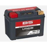 BS Battery Bs Bsli-09 2015-2021 Triumph Tiger 800 Xca Uyumlu Akü Lityum Akü - Siyah - Tek