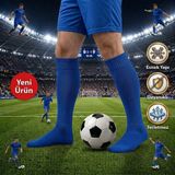 Bs Beyaz Shoes Futbol Çorabı Futbol Tozluk Futbol Halısaha Çorap Konç Halı Saha Çorabı Futbol Çorabı 35-39 Standart - 35 - 39 - Saks Mavi