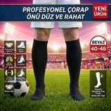 Bs Beyaz Shoes Profesyonel Resmi Müsabaka Futbol Maç Çorabı Baldır Fileli Hava Alabilen Tozluk Konç Halısaha Çorabı 40-46 - 40 - 46 - Siyah