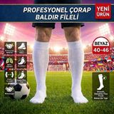 Bs Beyaz Shoes Profesyonel Resmi Müsabaka Futbol Maç Çorabı Baldır Fileli Hava Alabilen Tozluk Konç Halısaha Çorabı 40-46 - 40 - 46