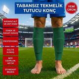 Bs Beyaz Shoes Tüm Spor Aktiviteler 40-46 Standart Profesyonel Tabansız Kesik Tekmelik Tutucu Futbol Sporcu Tozluğu Çorapı (Tekmelik Dahil Değildir.) - 40 - 46 - Yeşil