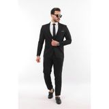 BS BLACK SMOKİN Erkek Takım Elbise Yelek Ceket Pantolon