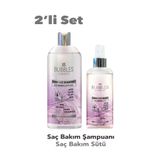 bs bubbles cosmetic Keratin Kolajen Biotin Saç Şampuanı(400MLL) Ve Keratin Kolajen Ve Biotin Saç Sütü(200ML)