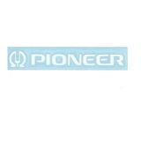 BS.Elektronik Pıoneer Sticker Logo Sticker Beyaz Ölçüleri 15X2.2CM Pıoneer