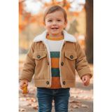 BS Hood x Ipek Atlas Kız Erkek Bebek Çocuk Ceket - 0-Kahverengi - 4 Yaş