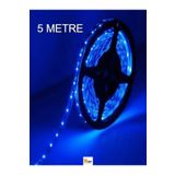 Bs Light 5 Metre Yapışkanlı Iç Mekan Rulo Mavi Işıklı Şerit Led ( Trafo hariç - Yapışkan Bantlı )