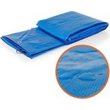 Bs Plastik Mavi Branda Çadır Gölgelik Su Toz Geçirmez Koruyucu Örtü Tente - 6X12M