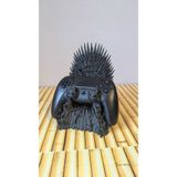 BS3DCRAFTS.CO Game of Thrones Tahtı Tasarım PS5 DualSense Kontrolcü Standı – 3D Özel Üretim Oyun Tutucu