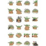 Bsb Baby Yoda Sticker Telefon Laptop Notebook Tablet Defter Matara Stiker Etiket ST345
