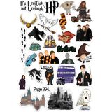 Bsb Harry Potter Sticker Telefon Laptop Notebook Tablet Defter Matara Stiker Etiket ST402