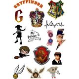 Bsb Harry Potter Sticker Telefon Laptop Notebook Tablet Defter Matara Stiker Etiket ST404
