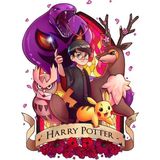 Bsb Harry Potter Sticker Telefon Laptop Notebook Tablet Defter Matara Stiker Etiket ST684